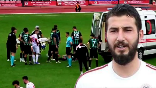 Maçta yere yığılan futbolcu kalp krizi geçirdi